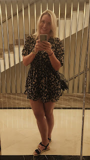 Selfie op vakantie tijdens herstel van operatie