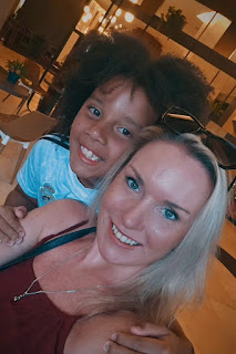 Selfie met mijn zoon tijdens vakantie in revaliatieperiode